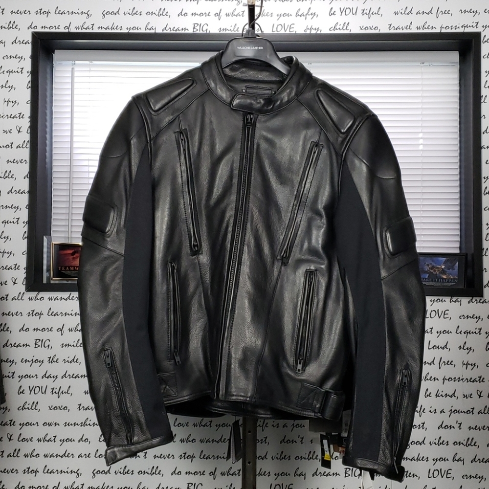 💥NEW💥 Men's Small Soft Black Leather Coat